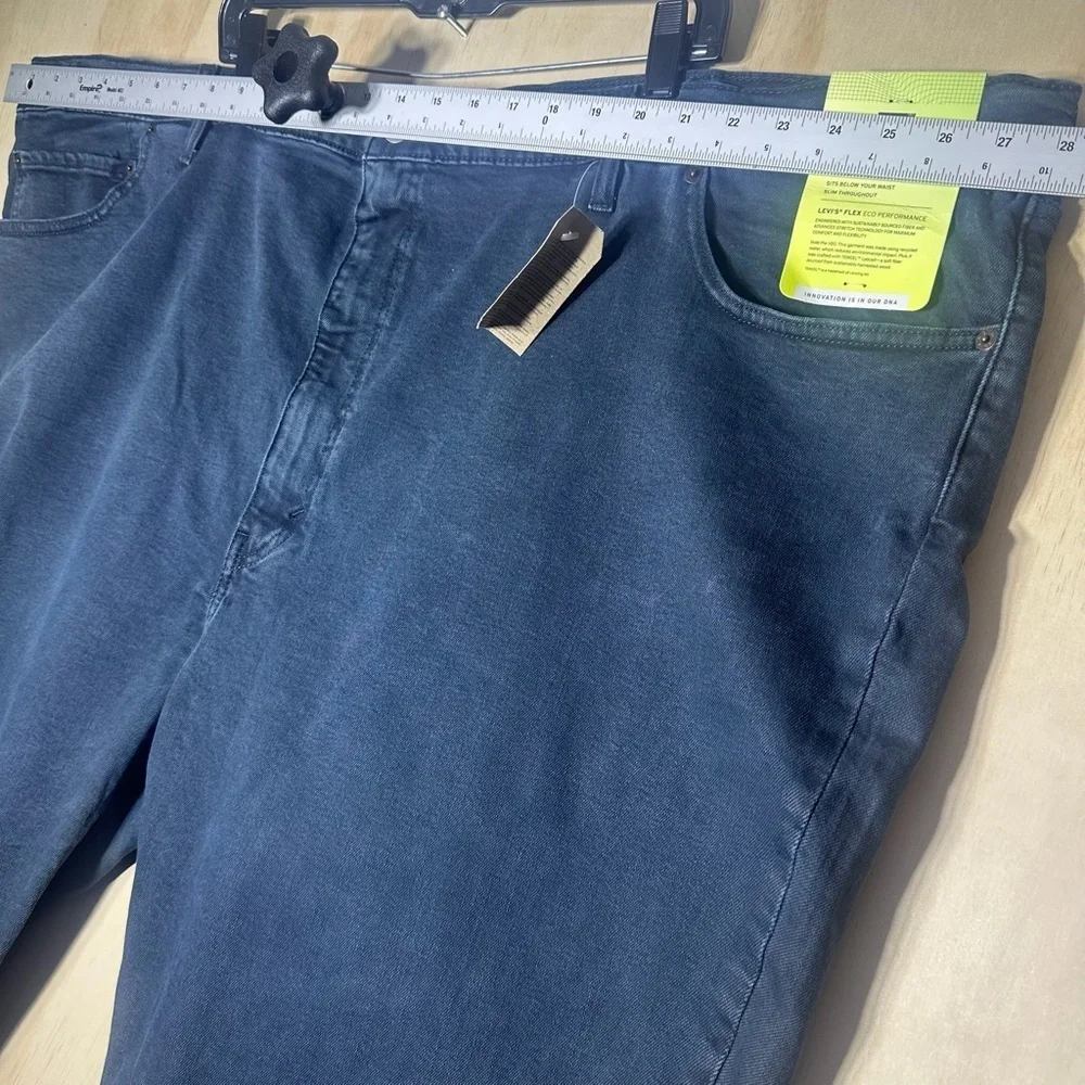 Levis 511 Jeans Slim Stretch Flex Eco Performance 58X 30 Black NWT‎